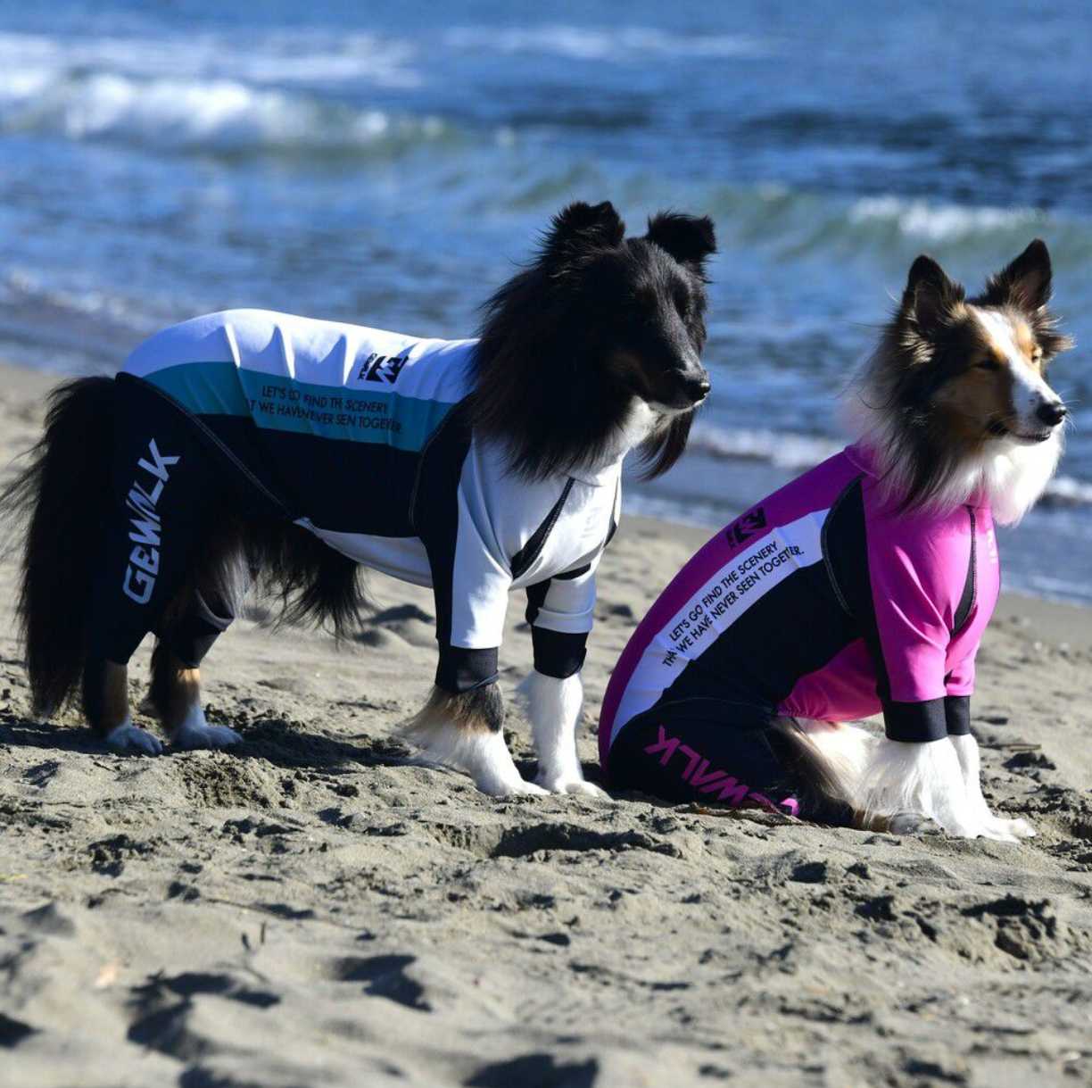 Tricolor Print Protect Stretch Romper