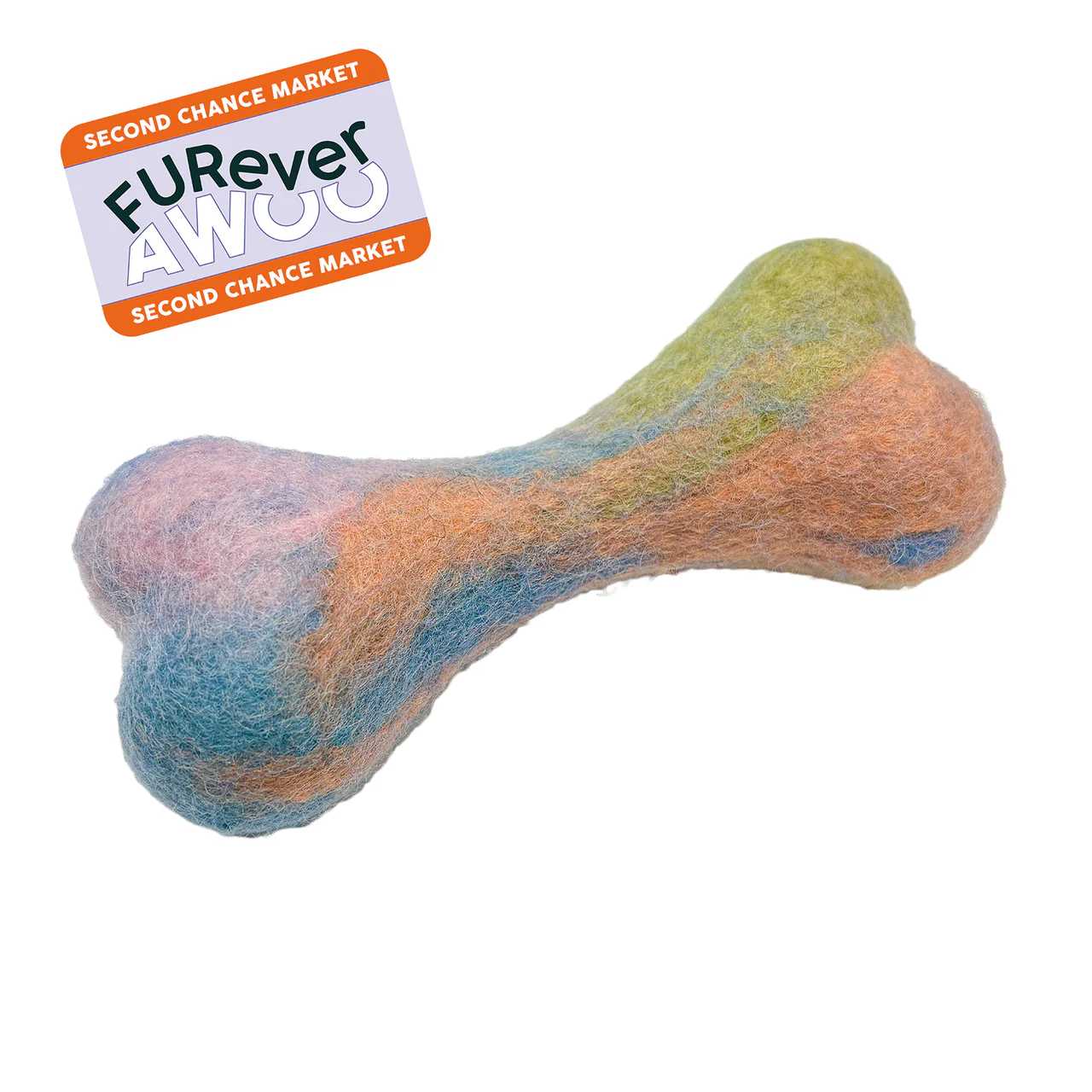 Oops* 大号骨头毛毡玩具 - 渐变色