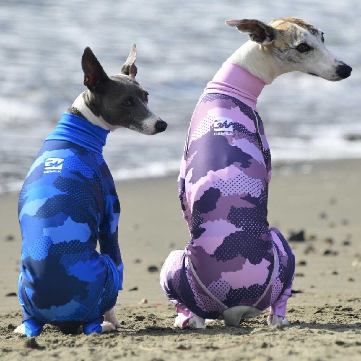 Digital Camouflage Print Protective Stretch Romper